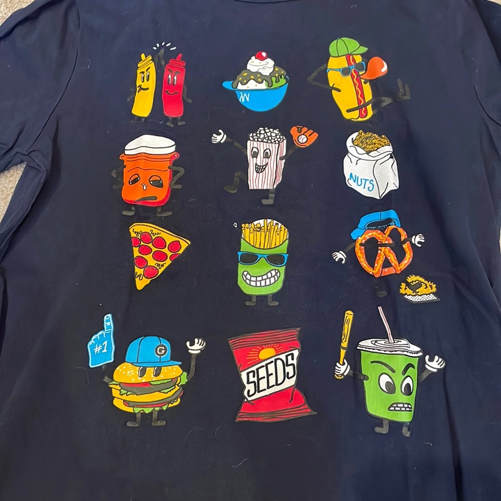 Baseball themed tee